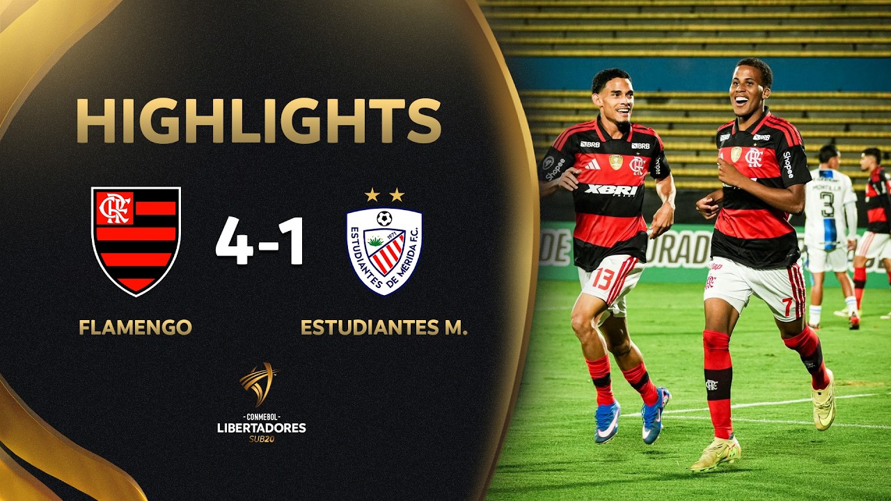 FLAMENGO vs. ESTUDIANTES DE MÉRIDA | HIGHLIGHTS | CONMEBOL LIBERTADORES SUB20 2026