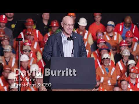 Highlights: President Donald Trump visits U. S. Steel's Mon Valley Works Irvin Plant, May 30, 2025