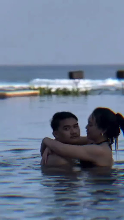 Happy gilga honey moon dibali sangat mesra renang bersama #gilgasahid #happyasmara #gilpy #fyp