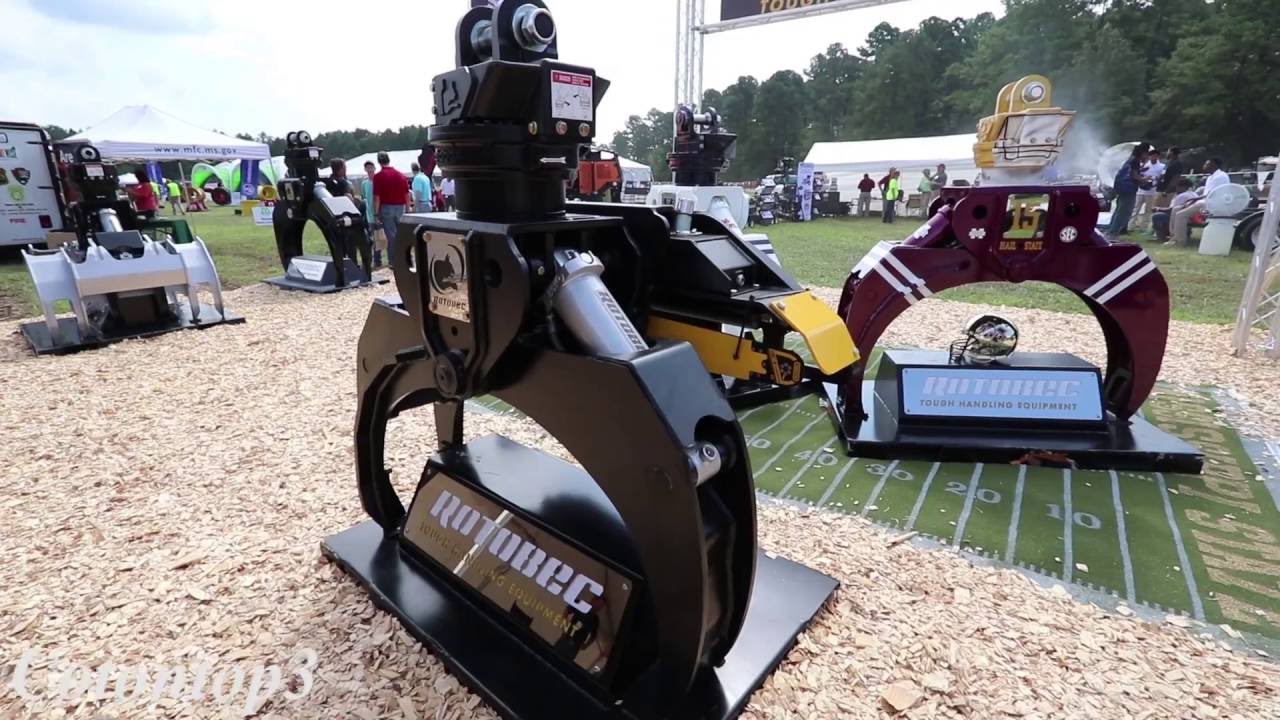 Rotobec Midsouth Forestry Equipment show YouTube