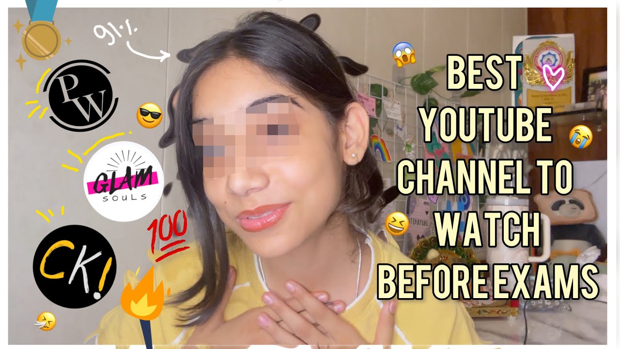 Best education channels to watch before your exams + free notes @glamsouls 