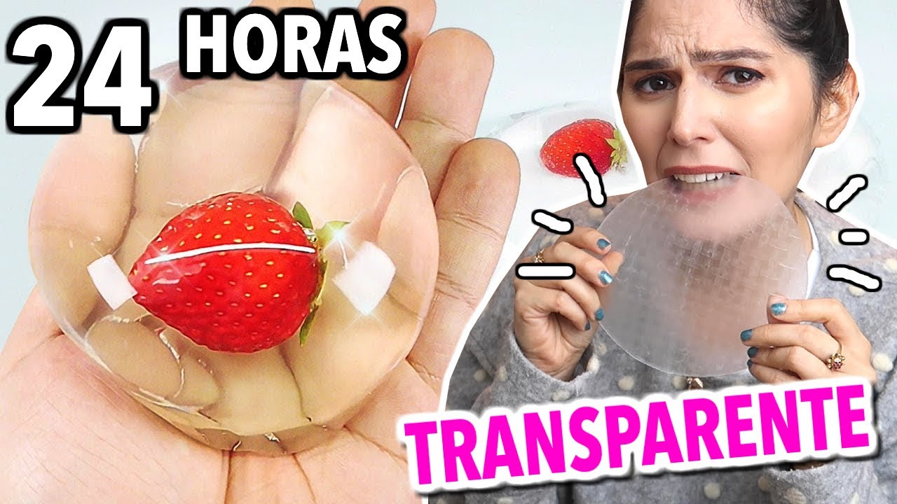 24 HORAS COMIENDO TRANSPARENTE! 😱 1 Dia Entero Comiendo por Colores 🔥 RETO Caro Trippar