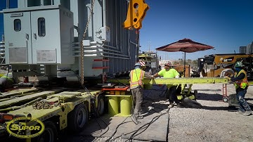 Offloading A 325,000 lbs Transformer
