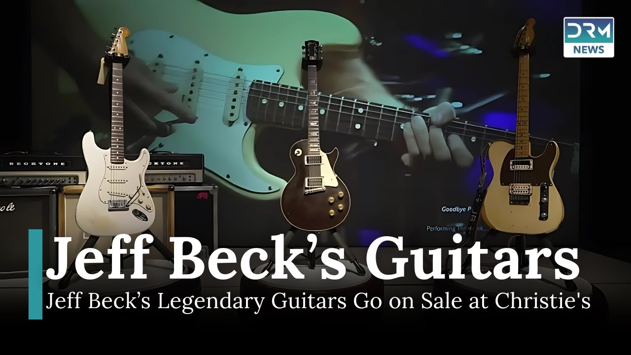 Jeff Beck's Iconic Guitars on Display Ahead of Auction at