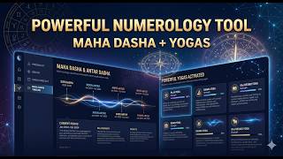 Vedic Numerology Software Demo | Maha Dasha, Yogas, Daily Forecast & Predictions screenshot 4