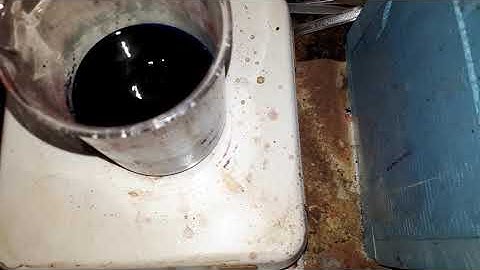 Making an Cobalt chloride Alcohol plus Ethyl acetate dye solution.