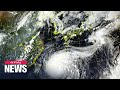 Typhoon Maysak approaching Busan, Jeju