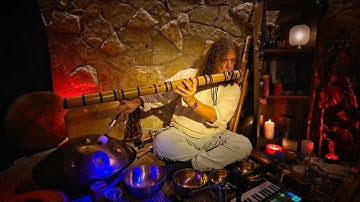 Shamanic Flute, Guitar, Handpan, Shamanic Drums and more Meditation Uplifting Music 🔴 LIVE