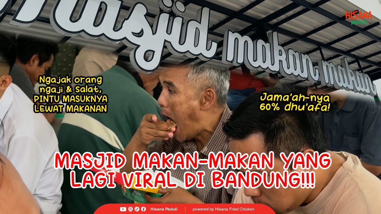 MASJID MAKAN-MAKAN DI BANDUNG YANG VIRAL! | Seri Kontribusi Komunitas Berbagi Pt. 01