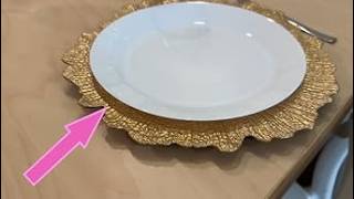 Perfect for any celebration! Gold Charger Plates Review | Gold Charger Plates Bulk 10Pcs, 13 Inch