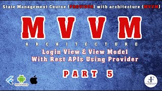 Part - 5 | Login View & View Model | Flutter MVVM Architecture With Rest APIs Using Provider