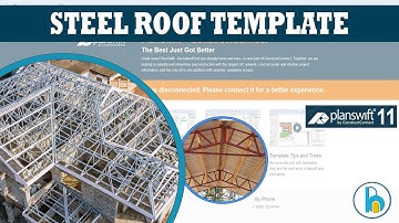 PLANSWIFT STEEL ROOF QUANTITY TAKE OFF TEMPLATE AND TUTORIAL