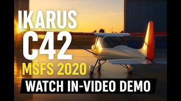 Ikarus C42 is coming to Microsoft Flight Simulator and Xplane soon!