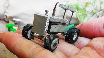 diy smallest tractor motor under 10$ || science project