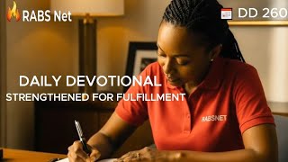 Strengthened For Fulfilment 