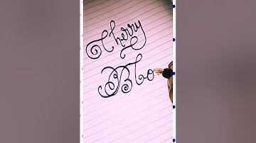 #cherry #blossom #calligraphy #handlettering #viralshort #shortvideo