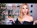 PRINT ON DEMAND ETSY 2020 COSTS & FEES | HOW TO SELL ON ETSY | ETSY SHOP