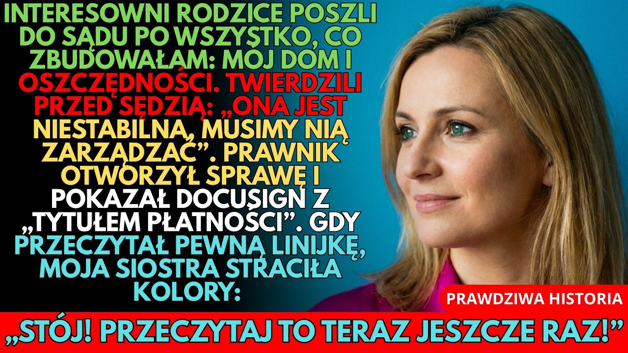 MOI RODZICE PRÓBOWALI ODEBRAĆ MI OSZCZĘDNOŚCI W SĄDZIE. PRAWNIK ODCZYTAŁ DOWÓD I ZADRŻELI!