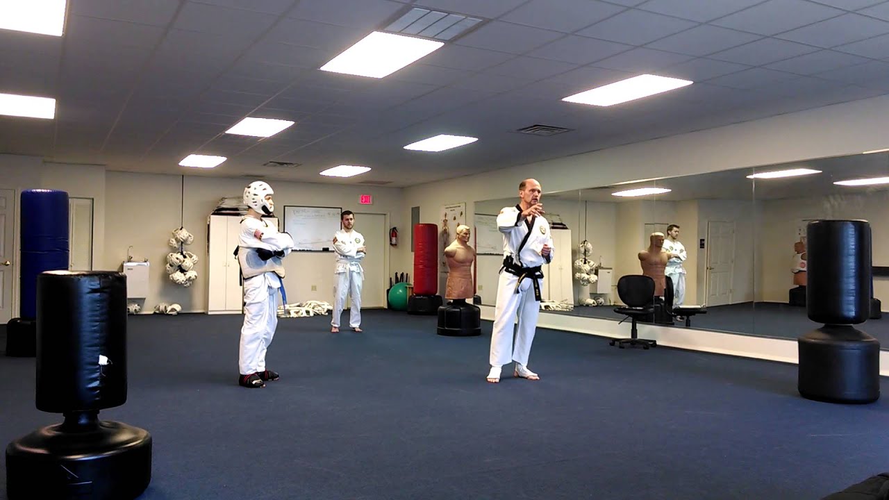 Collin TKD red belt sparring 2 YouTube