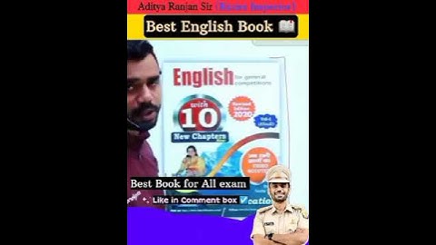 Best book 📖 for English 🎯 Aditya Ranjan Sir 💯🔥 #books #english #shorts