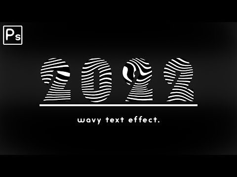[ Photoshop Tutorial ] WAVY TEXT EFFECT in Photoshop CC 2020