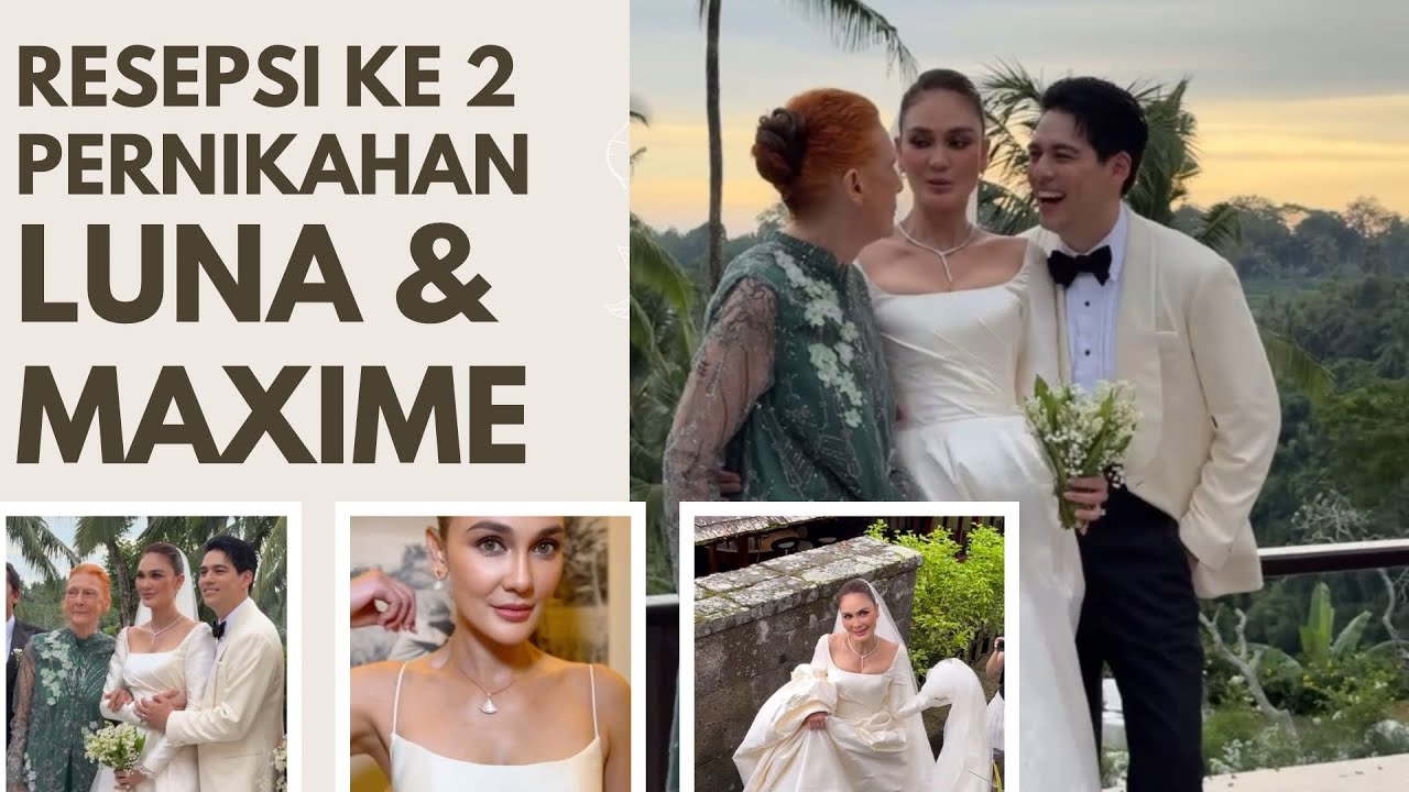 RESEPSI KE 2 LUNA & MAXIME II NUANSA PUTIH DAN HIJAU DI HADIRI BANYAK ARTIS