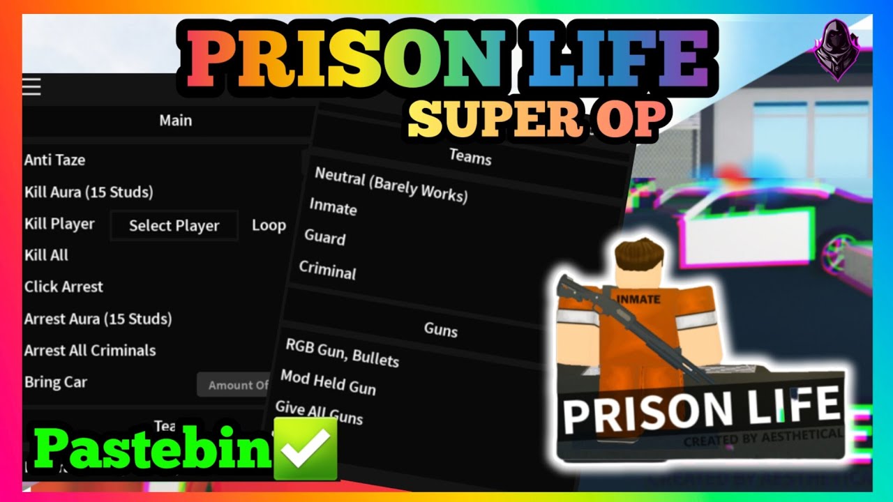 Prison Life Script Roblox Download For Windows PC - Softlay