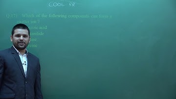 NEET 2018 Video Solutions Chemistry Q. 168 to 173 (Code RR)