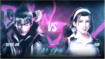 Tekken 8 Devil Jin vs Jun CPU vs CPU