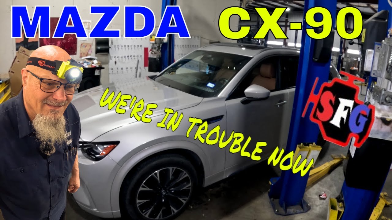 Погружение в кроличью нору: диагностика двигателя Mazda CX-90 2024 года