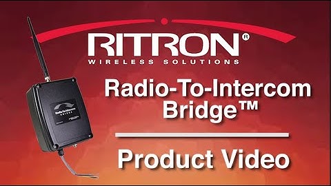 Product Overview - Radio-To-Intercom Bridge™