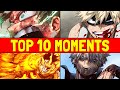 Top 10 WAR ARC Moments! | My Hero Academia