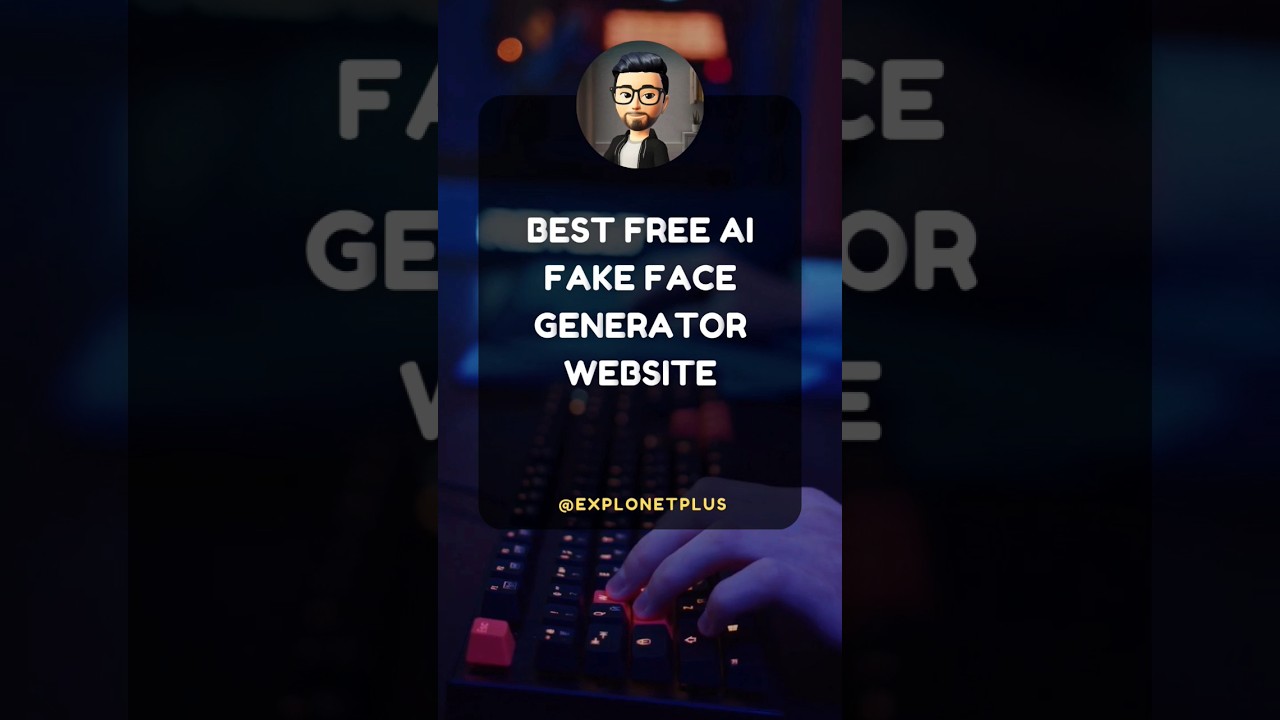 Best Free AI Fake Face Generator Website | Free AI Tools For Free | By Explonet Plus
