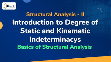 Concept of Degree of Static and Kinematic Indeterminacy - Structural Analysis 2