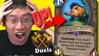 Duels is BROKEN and it&#39;s the Boars Fault! | Brann Duels | Hearthstone