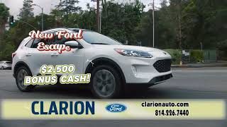 Big February Deals Rolling at Clarion Ford
