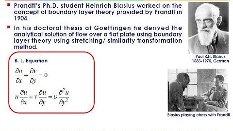 Boundary Layer Theory (Similarity transformation)