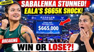 Alex Eala’s Prize Money vs Sabalenka’s Earnings — The BIG WTA Comparison!