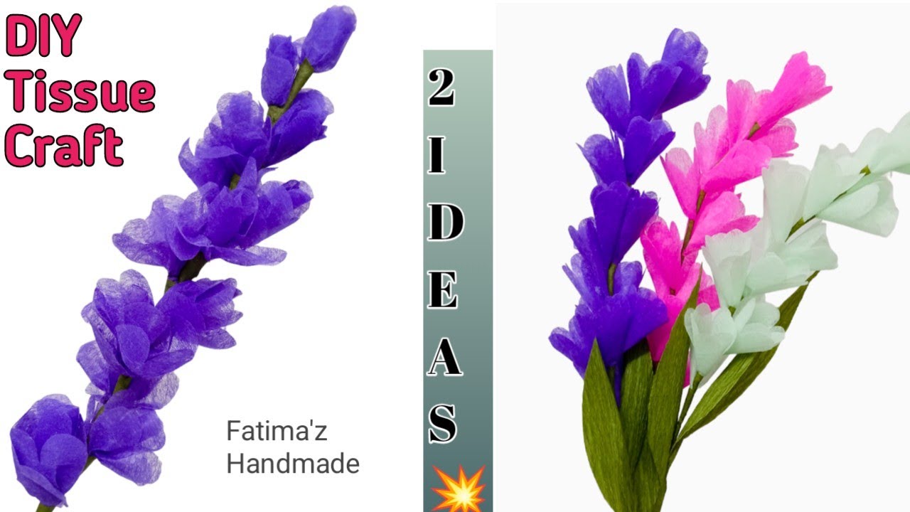 how-to-make-colour-tissue-paper-flowers-easy-tissue-paper-flowers