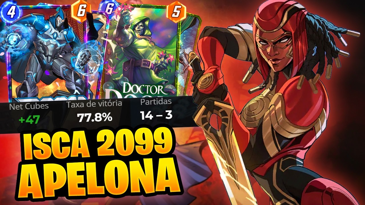 QUASE INFINITO COM ISCA e DOOM 2099 - SUBIDA MODO FÁCIL | Marvel Snap