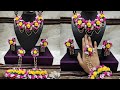 How To Make Floral Jewellery At Home |Haldi/Mehandi jewellery making at home