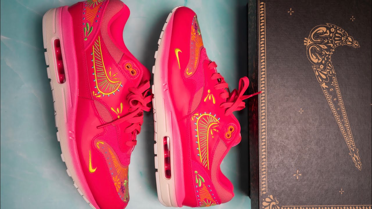 NEW Nike Air Max 1 Premium Dia De Muertos  Sneakers with Embroidered Design Air Max 1 Premium  main image 4