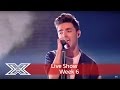 Nathan sykes performs famous on the x factor  results show  the x factor uk 2016