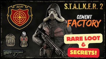 Stalker 2: Hidden Secrets in Cement Factory - Unique Weapons, Artifacts & Blueprints Revealed!