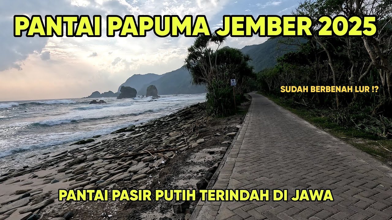 VIRAL !? PERJALANAN KE PANTAI PAPUMA JEMBER TERBARU 2025