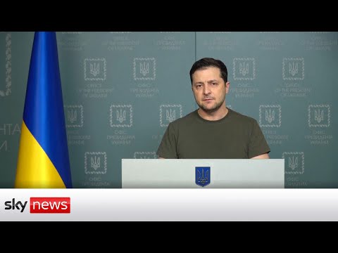 Ukraine Invasion: Zelenskyy describes the night's attacks as "brutal"
