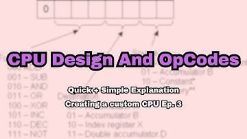 Design Your CPU!!! OpCodes Explained | Design Your Own CPU Ep. 3