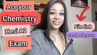ACE Your Hesi A2 Chemistry Exam | Links  & Resources Plus Study Guide Included