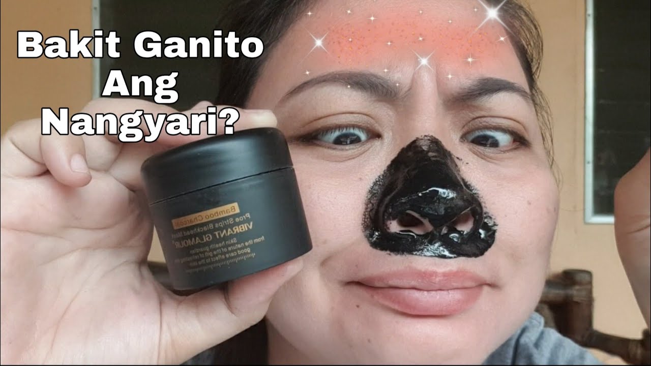 hykleri Enig med Smag TRYING OUT VIBRANT GLAMOUR BAMBOO CHARCOAL Black Head Skin Mask - YouTube