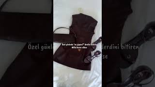 Çaba Harcamadan Giydim-Çıktım Elbisesi Kendim Aldım Yasa Gereği Reklam